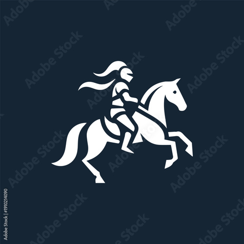 Knight on Horse Logo