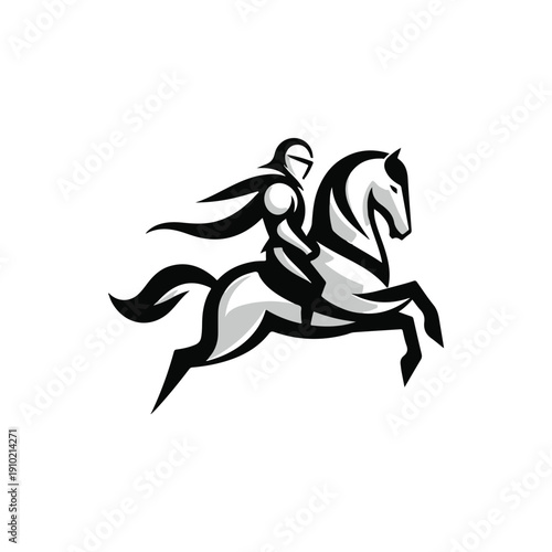 Knight on Horse Logo