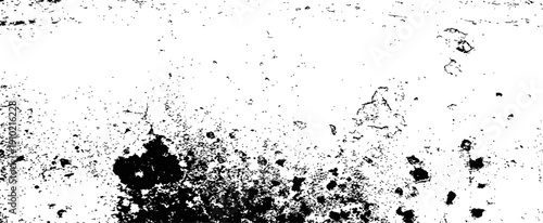Rough Vector Overlay Texture Grunge Background Black Ink Splatter Distress Effect