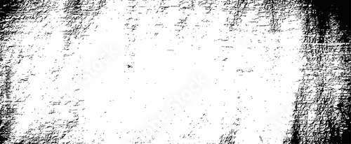Distressed Grunge Texture Overlay Fading Scratch Noise Effect Black and White Background Vector Graphic Resource