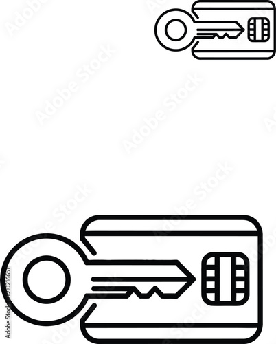 Smart key fob with embedded chip technology