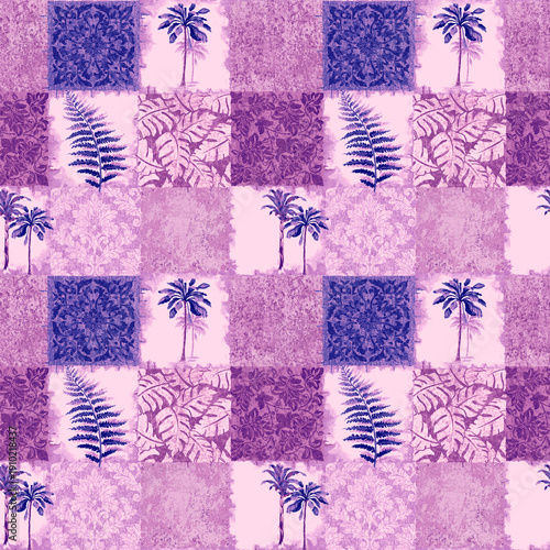 christmas seamless pattern with snowflakes