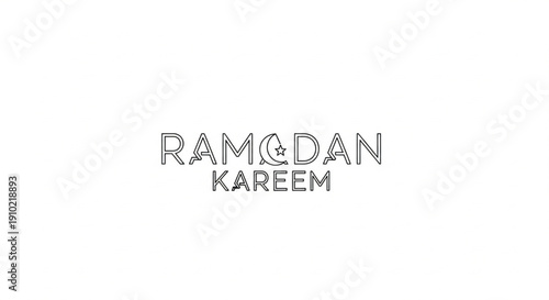 Ramadan Kareem text art