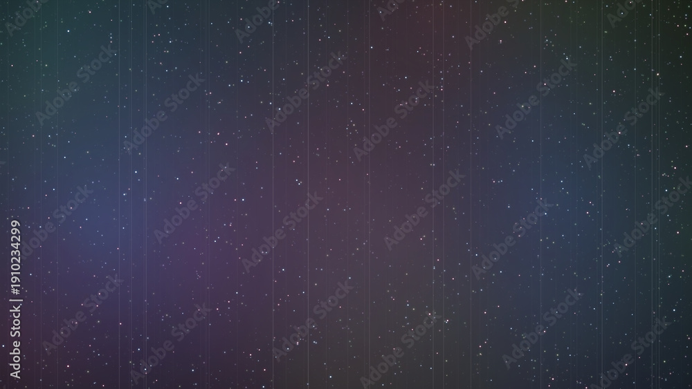 Fototapeta premium Cosmic Star Field Texture Overlay with Vintage Film Scratches
