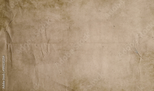 Fotografie Faded condition crumpled old grunge paper texture.