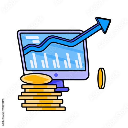 Marketing strategy finance chart. Marketing strategy finance business. Business graph pie chart.
