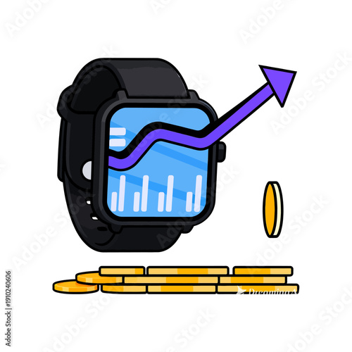 Marketing strategy finance chart. Marketing strategy finance business. Business graph pie chart.