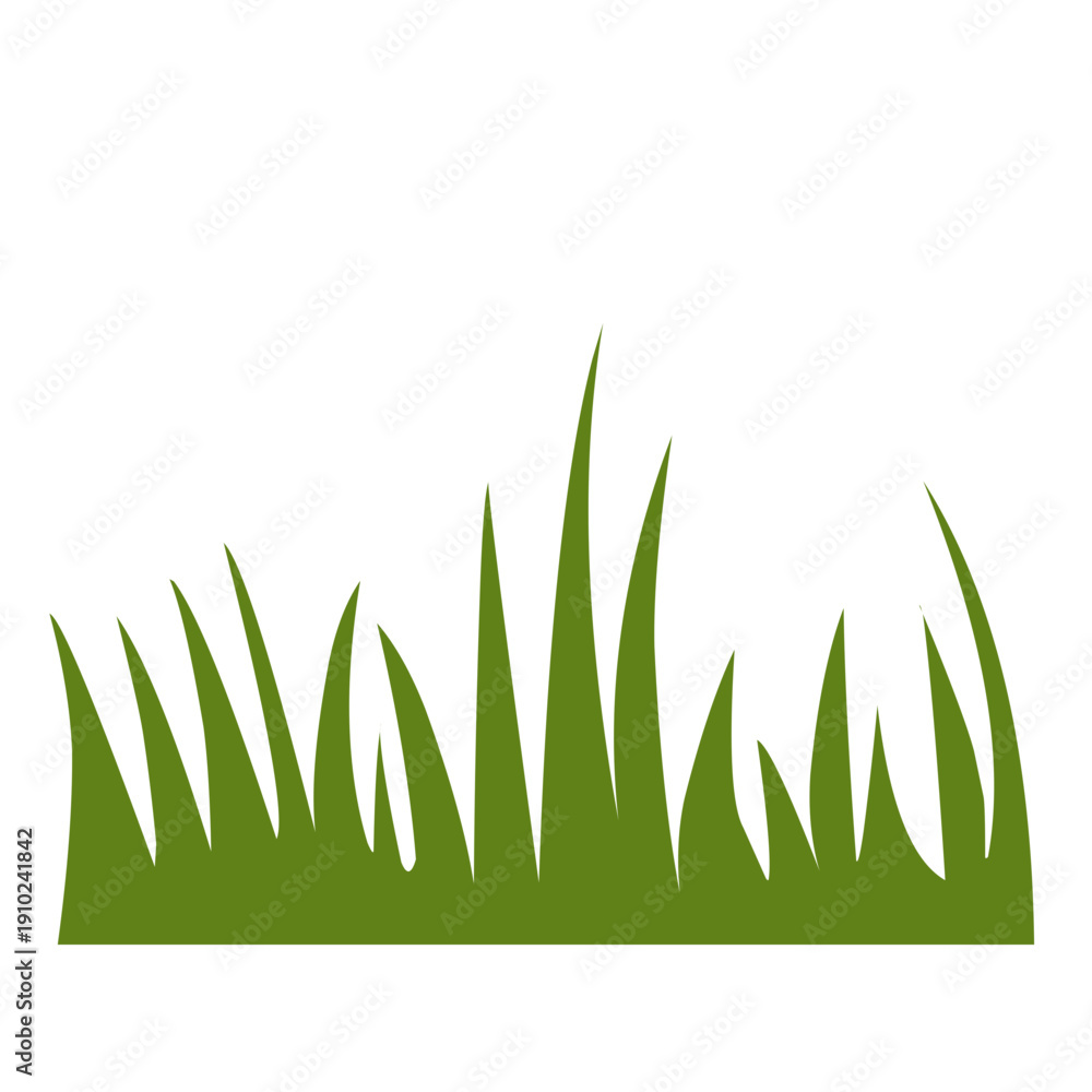 Fototapeta premium illustration green grass