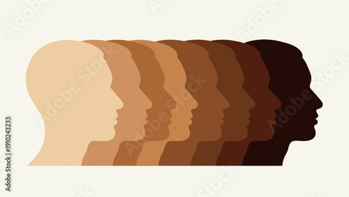 skin tones, diversity, human faces, different shades, racial equality