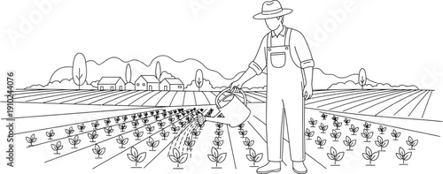 A sketch of a man on a cross isolated on transparent background