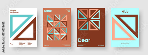 Isolated Report Layout. Geometric Flyer Design. Creative Poster Template. Banner. Background. Business Presentation. Book Cover. Brochure. Catalog. Newsletter. Notebook. Journal. Brand Identity