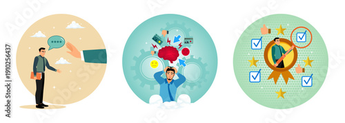 The manager expressed disagreement, doomscrolling concept, customer satisfaction.