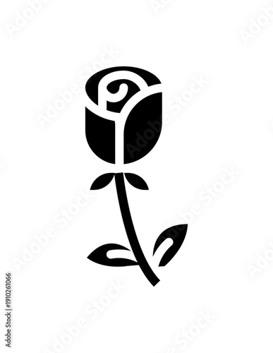 vector illustration of a rose flower