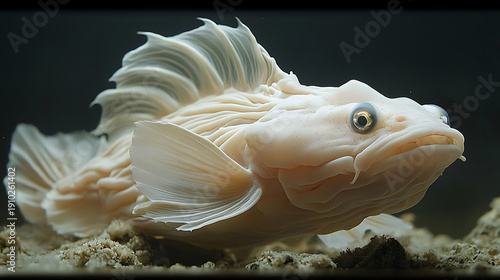 Blobfish's gelatinous body adapting to high-pressure environments 