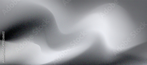 Grey gradient grain texture background gray black white monochrome smooth grainy backdrop design copy space eps10