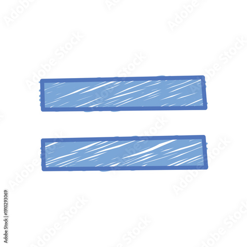 Childlike Equals Crayon Drawing Illustration