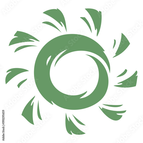 Abstract Sunburst Graphic