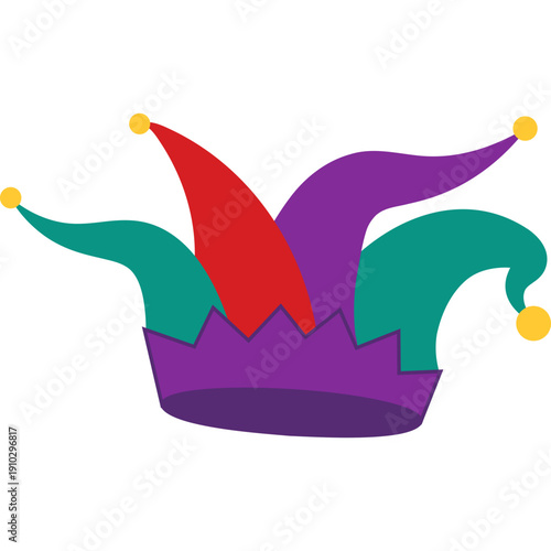 April Fools Hat Illustration