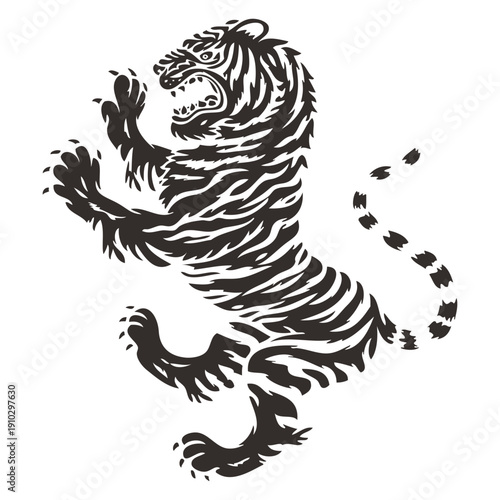 Powerful Tiger Emblem