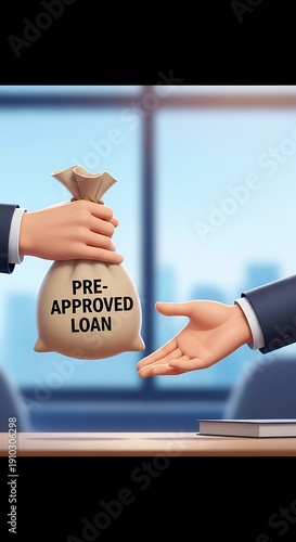 Wallpaper Mural Loan Approval Handshake Business Transaction. Torontodigital.ca