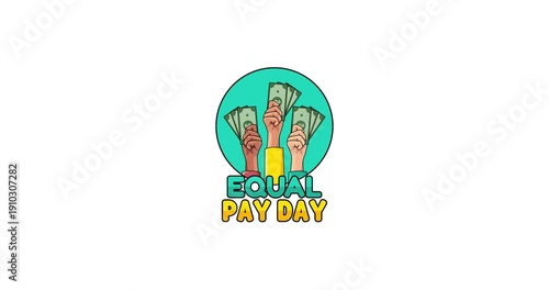 equal pay day motion video, ideal for equal pay day celebration