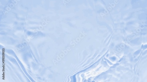 water drops on the water waves blue background