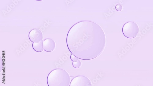 purple easter egg with bubbles