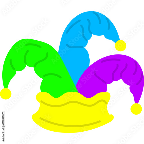 April Fools Hat Illustration