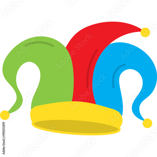 April Fools Hat Illustration