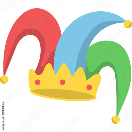 April Fools Hat Illustration