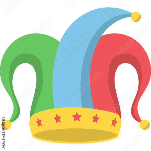 April Fools Hat Illustration