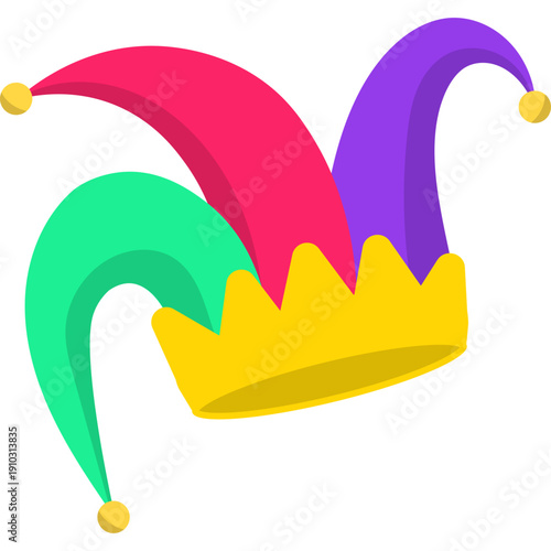 April Fools Hat Illustration