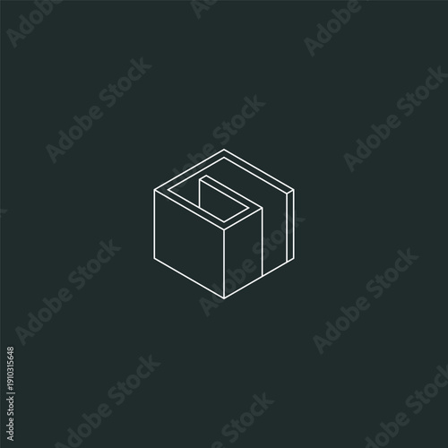 letter g building construction logo design vector template