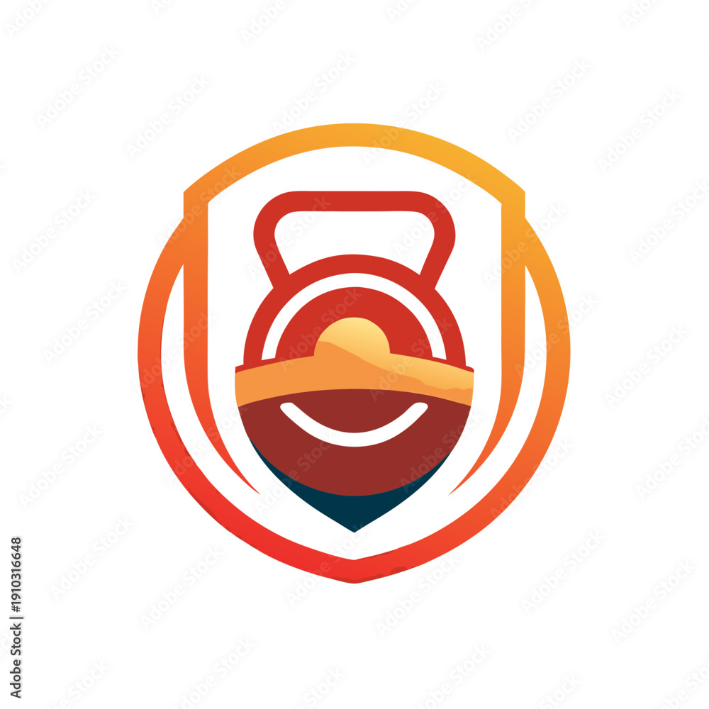Fototapeta premium Gym or fitness logo 