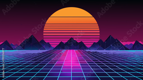 sunset over the city of london