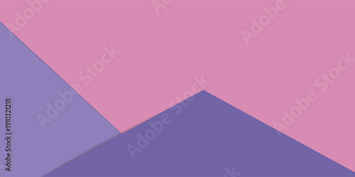 Geometric abstract background with shadow paper cut layers