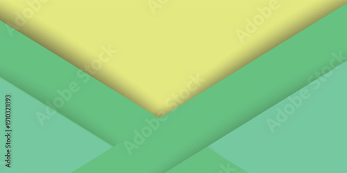 Abstract overlap papercut color background vector