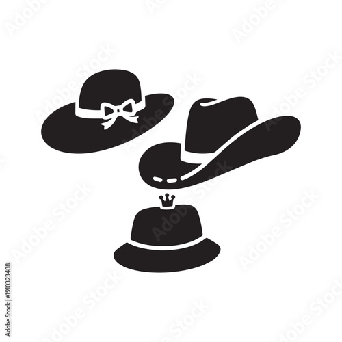  Hand Drawn Kawaii Winter Beanie and Elegant Fashion Hat Doodles for Kids.