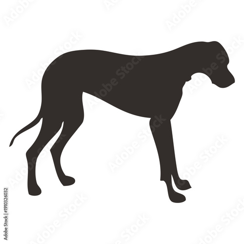 Standing Dog Silhouette
