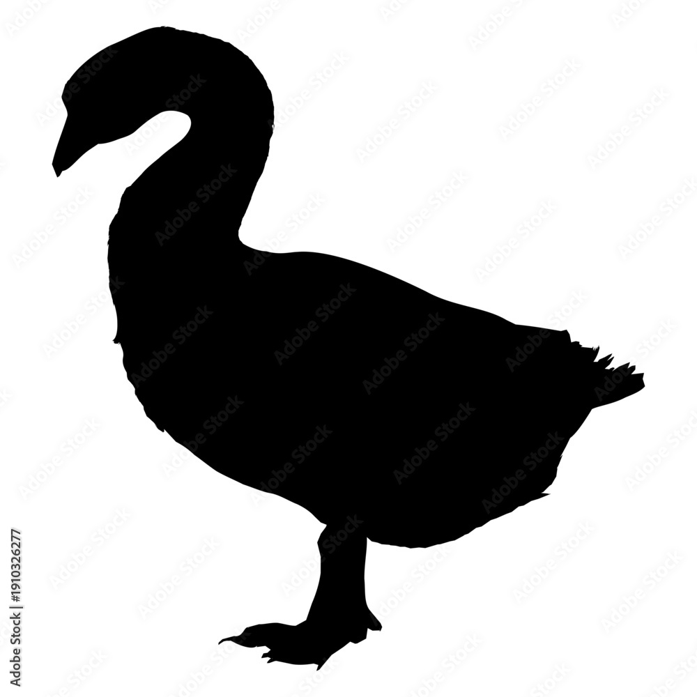 Fototapeta premium Goose silhouette