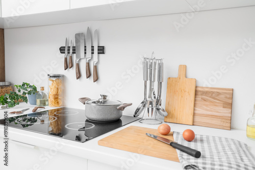 Magnetic holder with knives...