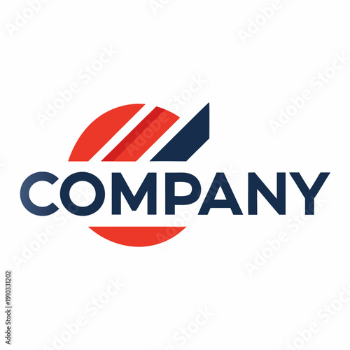 Minimalist type business logo template