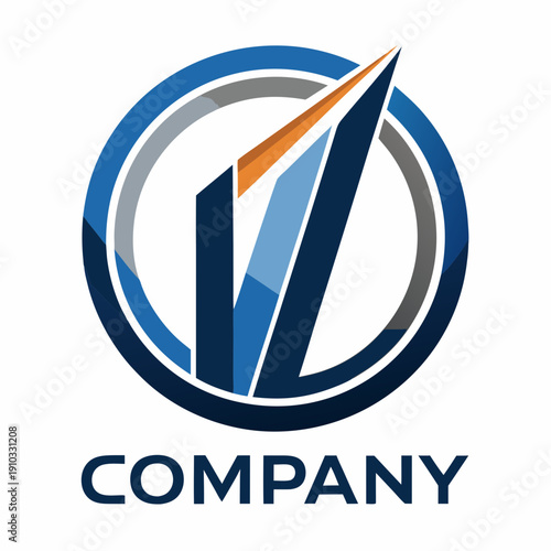 Minimalist type business logo template