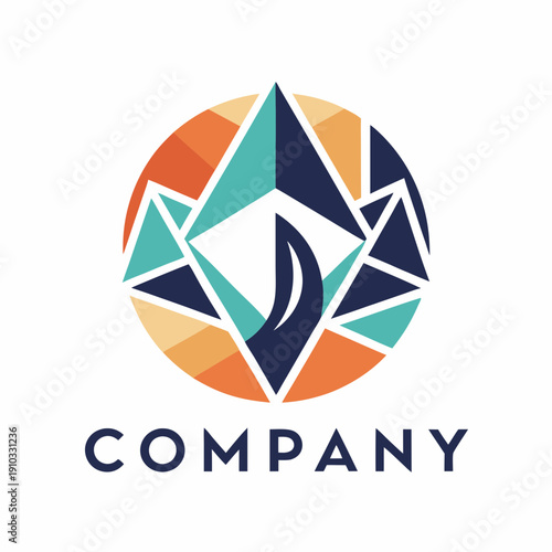 Minimalist type business logo template