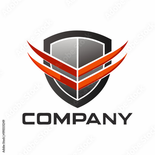 Minimalist type business logo template