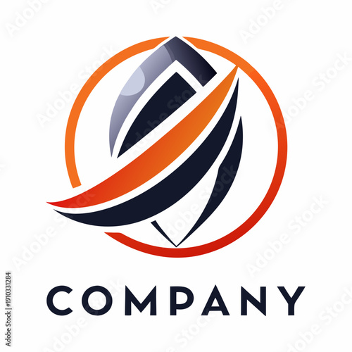 Minimalist type business logo template