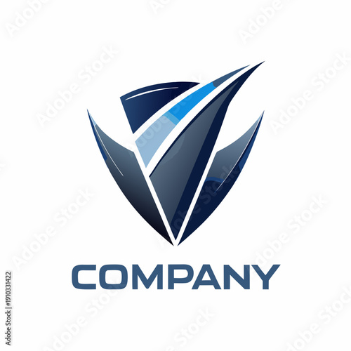 Minimalist type business logo template