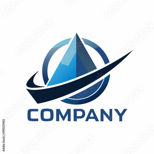 Minimalist type business logo template