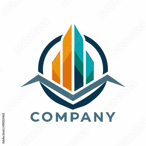 Minimalist type business logo template