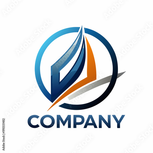 Minimalist type business logo template